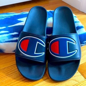 Champion brand pool slides. REMOVING AFTER SATURDAY